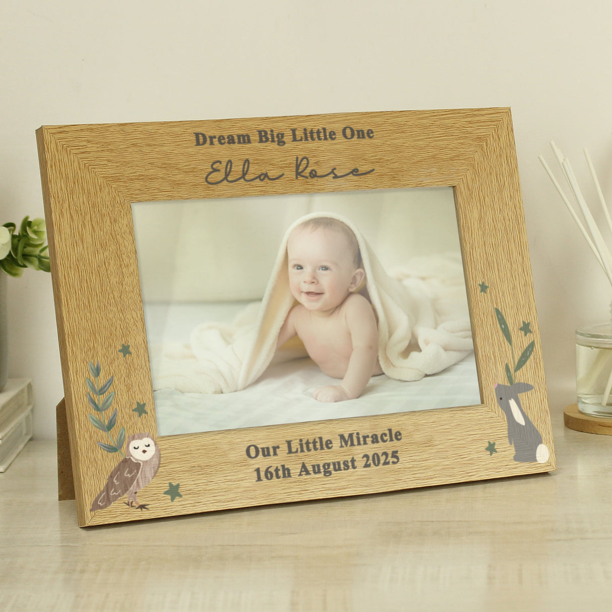 Personalised Woodland Animals Photo Frame - Shop Photo Frames At Gift Moments - 1