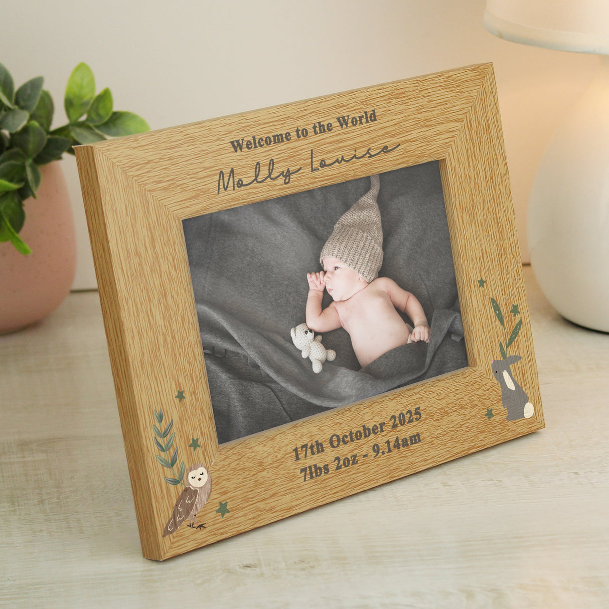 Personalised Woodland Animals Photo Frame - Shop Photo Frames At Gift Moments - 2