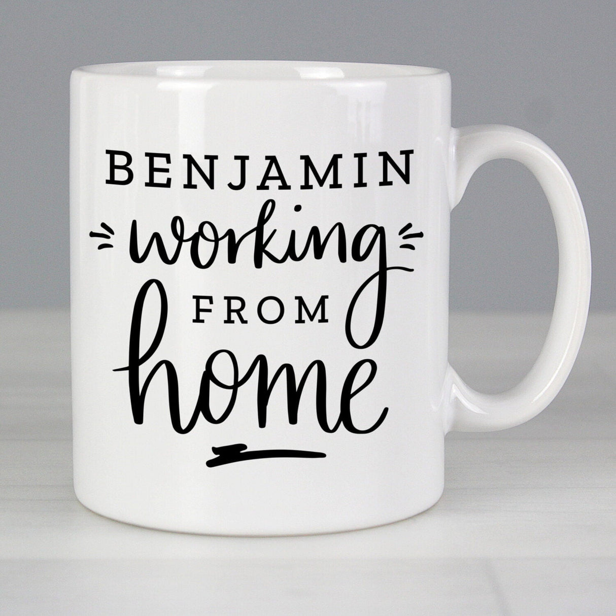 Personalised Working From Home Mug: 3 - Mugs By Gift Moments