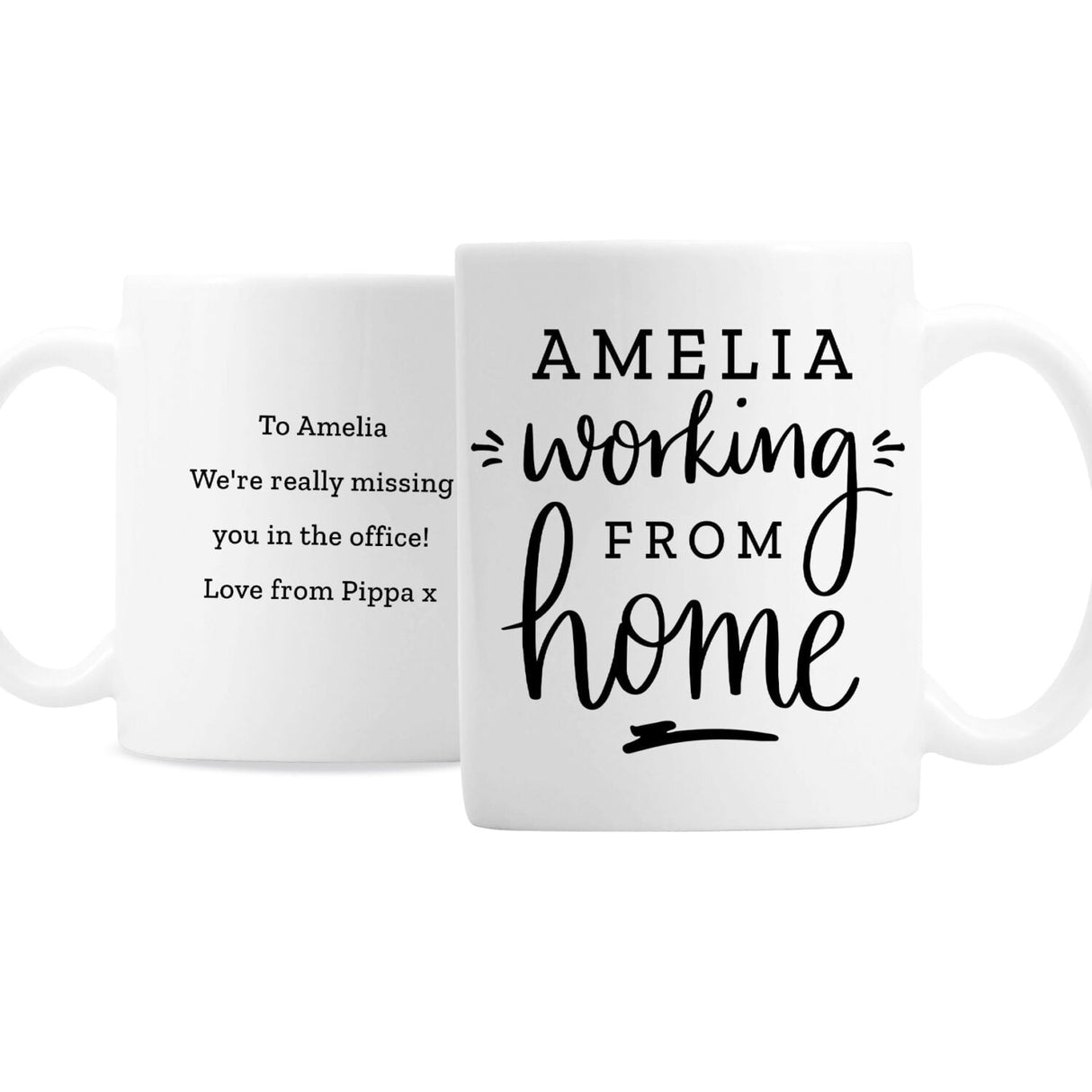 Personalised Working From Home Mug: 4 - Mugs By Gift Moments
