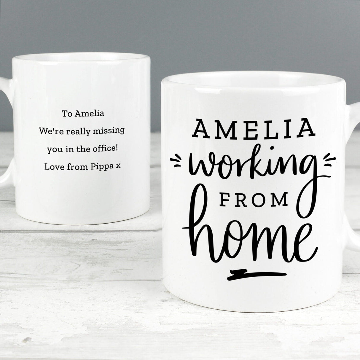 Personalised Working From Home Mug: 1 - Mugs By Gift Moments