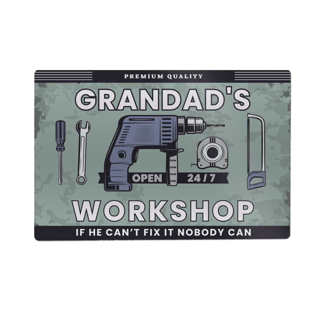 Personalised Workshop Metal Sign: 5 - Signs & Plaques By Gift Moments