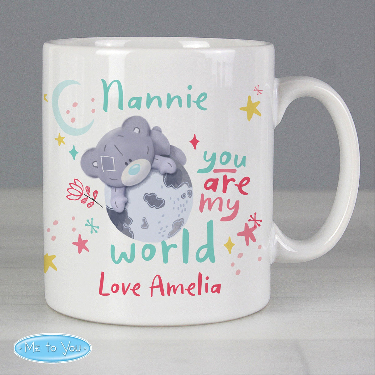 Personalised You Are My World Me To You Mug: 3 - Mugs