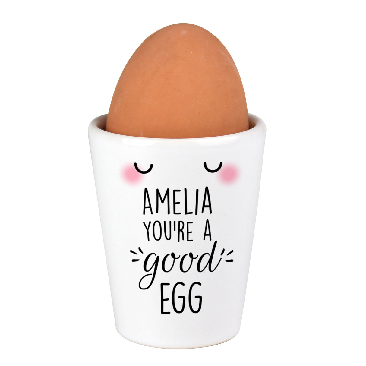 Personalised You’re A Good Egg Cup: 4 - Egg Cups By Gift Moments