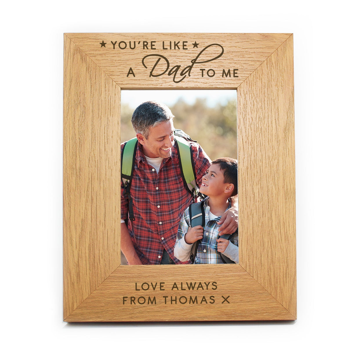 Personalised You’re Like a Dad to Me 6x4 Photo Frame: 3 - Photo Frames By Gift Moments