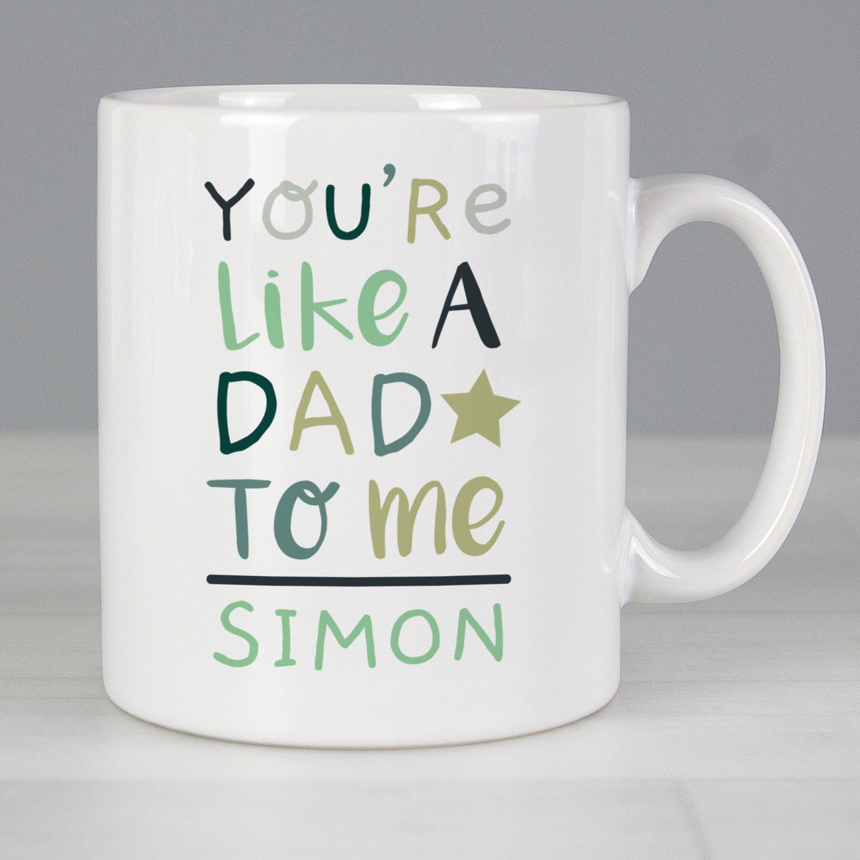 Personalised ’You’re Like a Dad to Me’ Mug: 2 - Mugs By Gift Moments