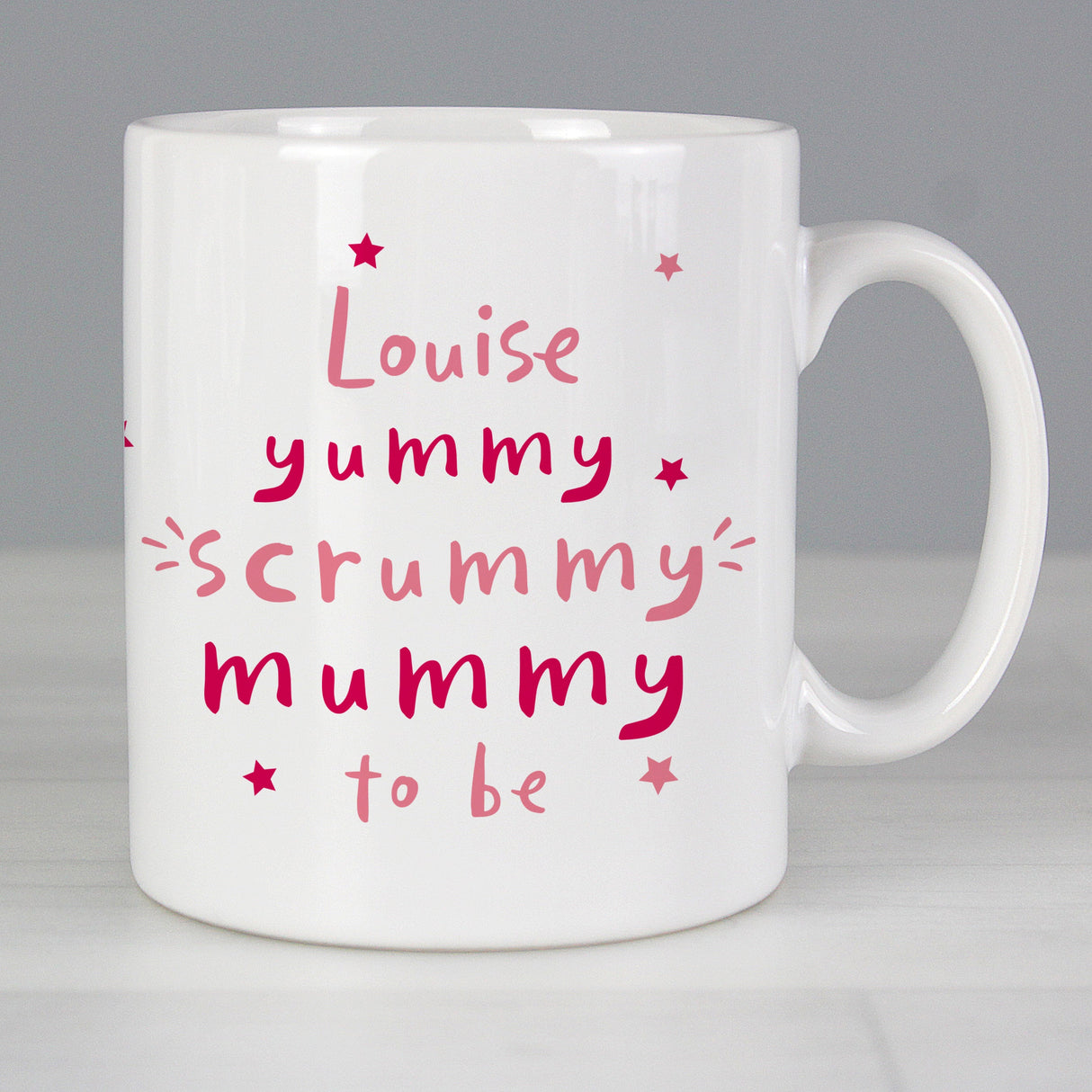 Personalised Yummy Scrummy Mummy To Be Mug: 1 - Mugs By Gift Moments