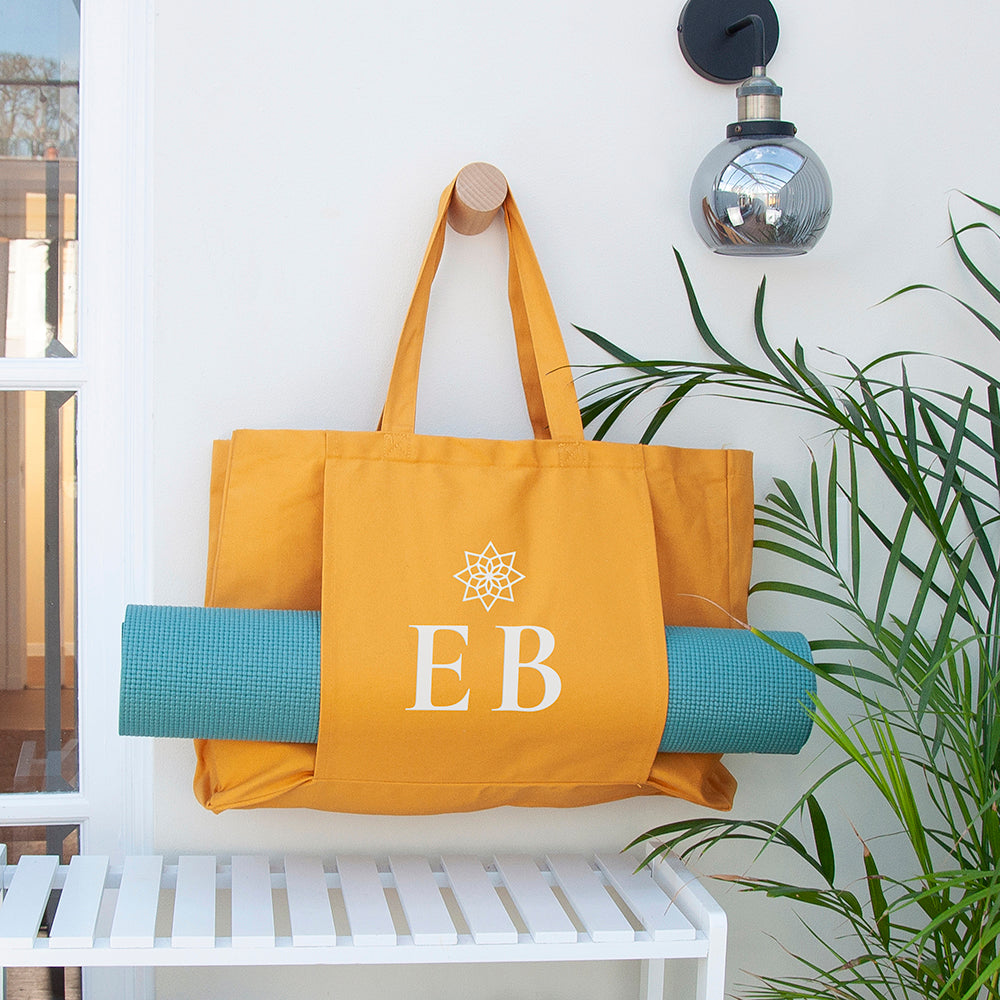Personalized Organic Yoga Tote Bags: 9 - Amber - Bags By Gift Moments