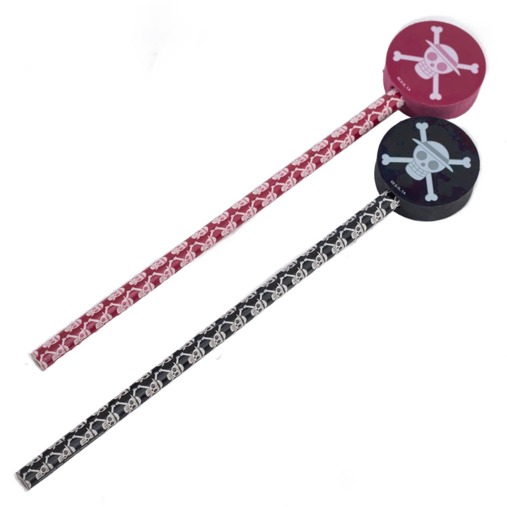 One Piece 2pk Pencil & Topper Set: 2 - Pens & Pencils By One Piece