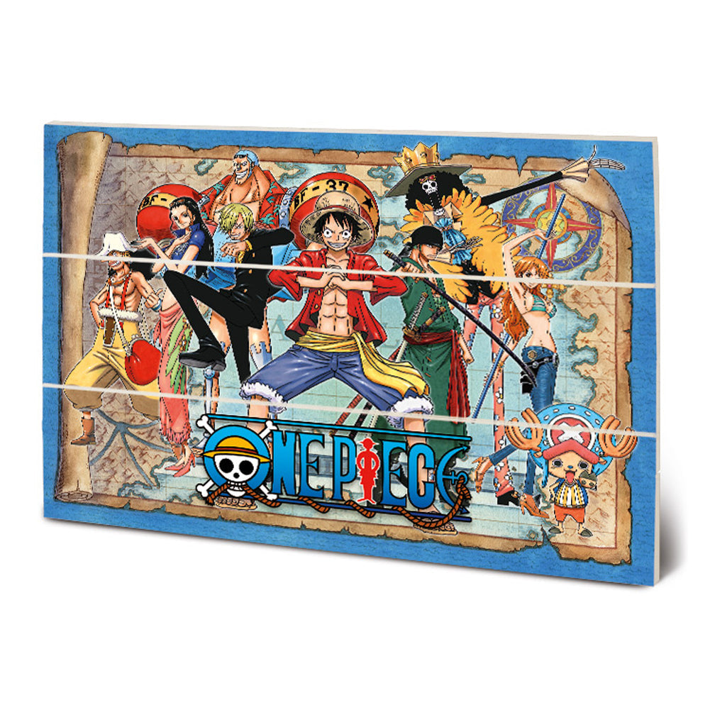 One Piece Wood Print: 1 - Wall Art By One Piece