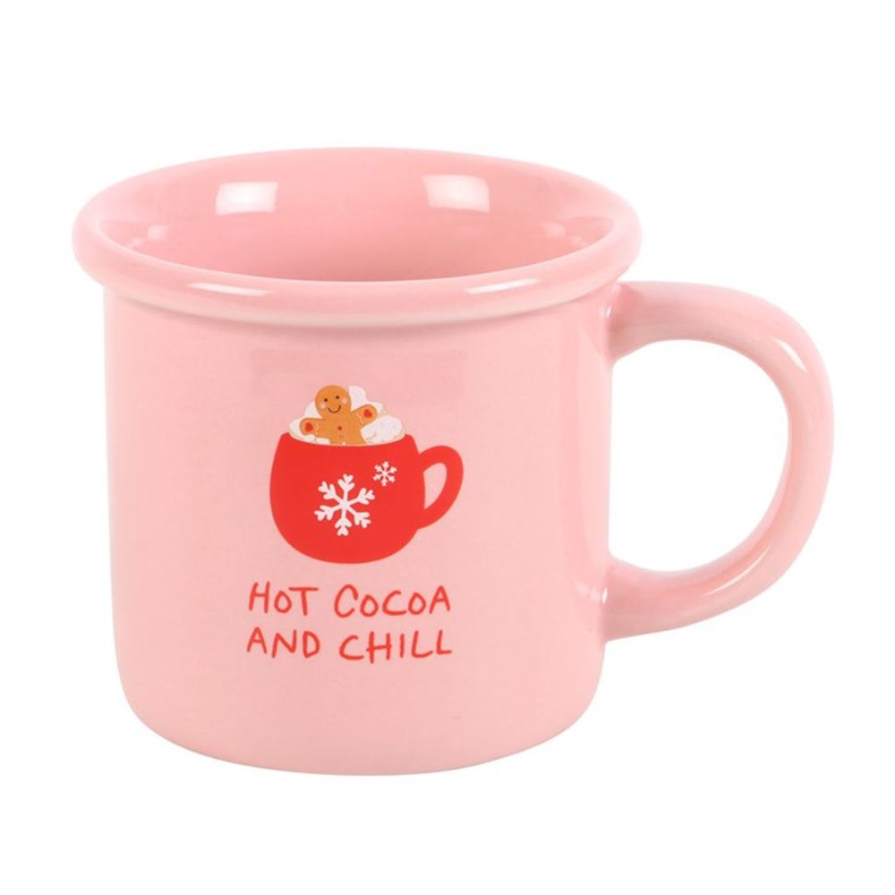 Pink Hot Cocoa and Chill Mug: 1 - Mugs By Gift Moments