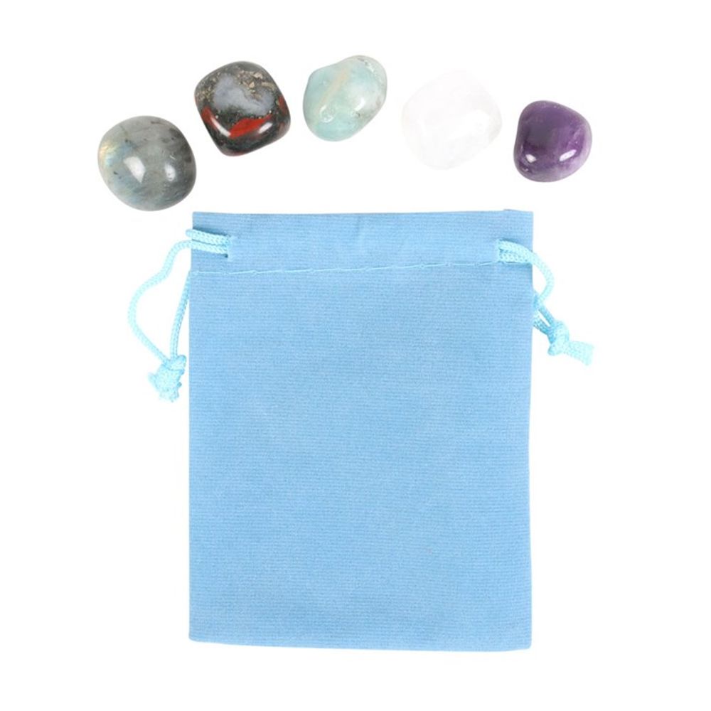 Pisces Crystal Tumblestone Set: 5 - By Gift Moments