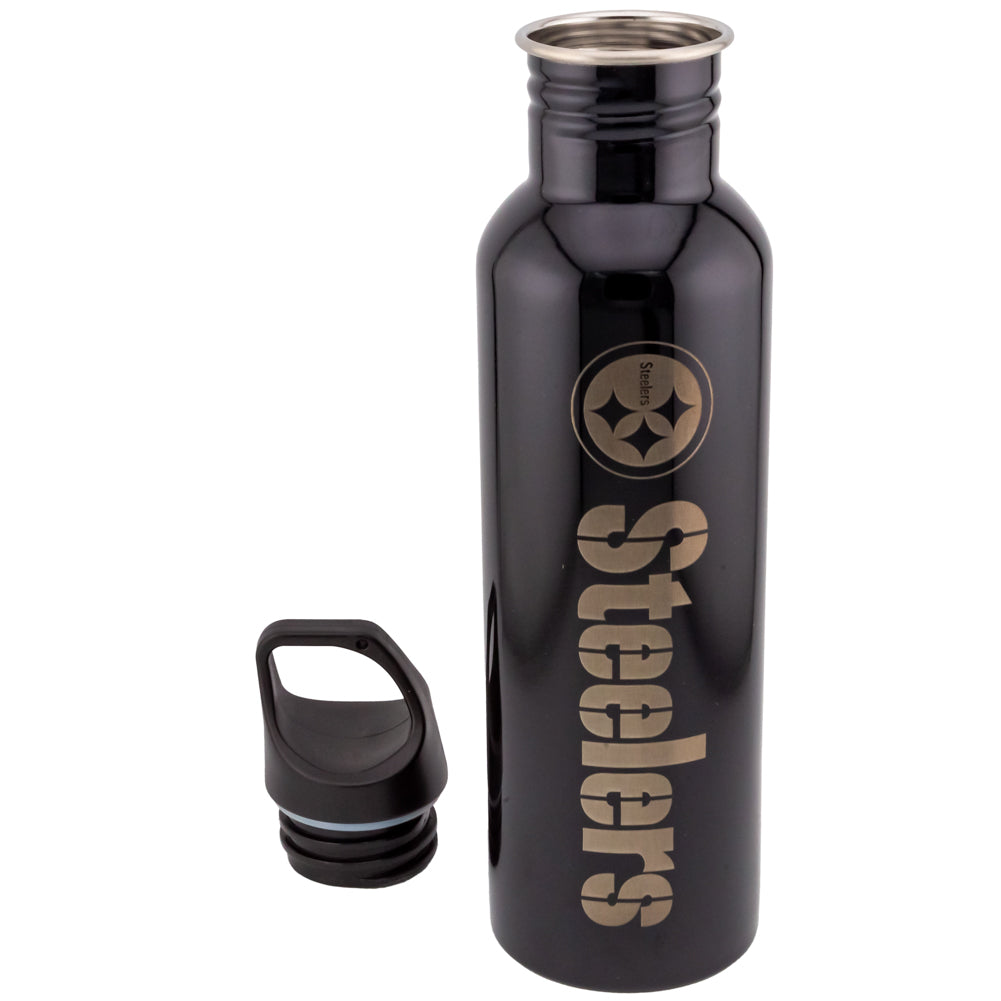 Pittsburgh Steelers Stainless Steel Water Bottle: 2 - Water Bottles By American Sports