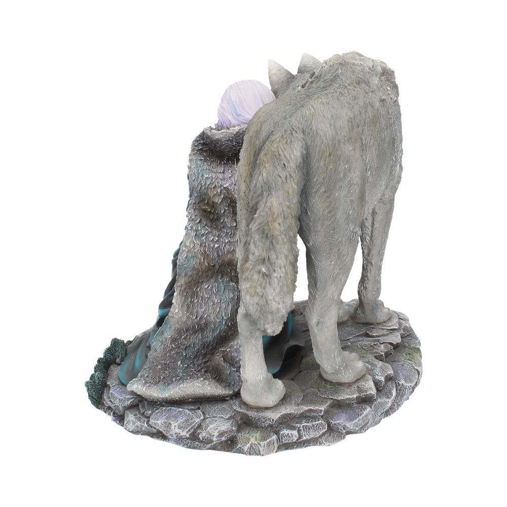 Protector Wolf Figurine by Anne Stokes Limited Edition Fantasy Wolf Ornament: 4 - Figurines Medium (15-29cm) By Anne