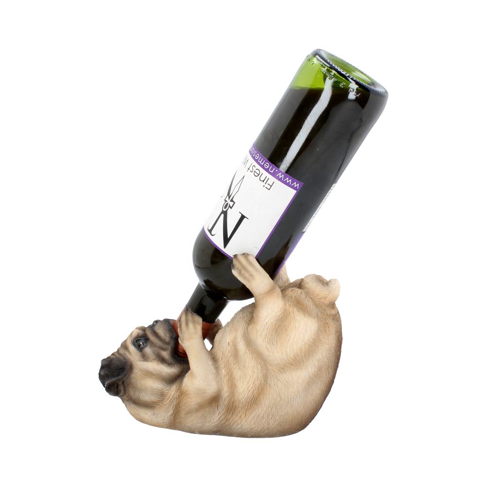 Pug Dog Guzzler Wine Bottle Holder: 3 - Guzzlers & Wine Bottle Holders By Gift Moments
