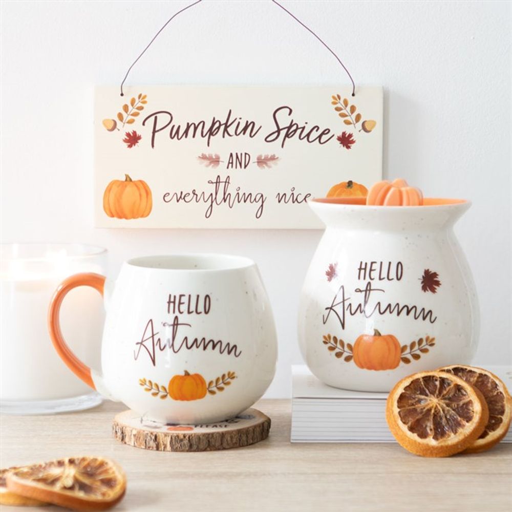 Pumpkin Spice Decorative Hanging Sign 20cm: 3 - Signs & Plaques By Gift Moments