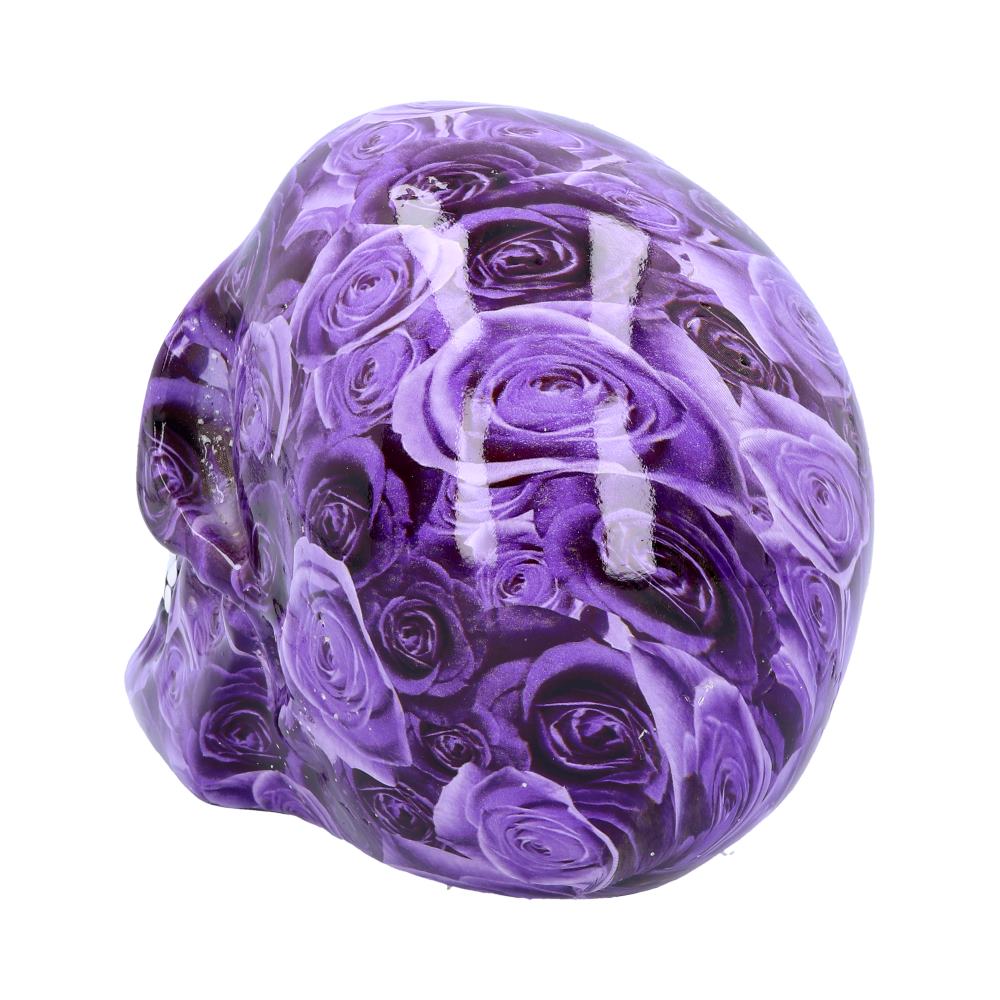 Purple Rose Romance Skull Ornament: 4 - Figures & Collectables By Gift Moments