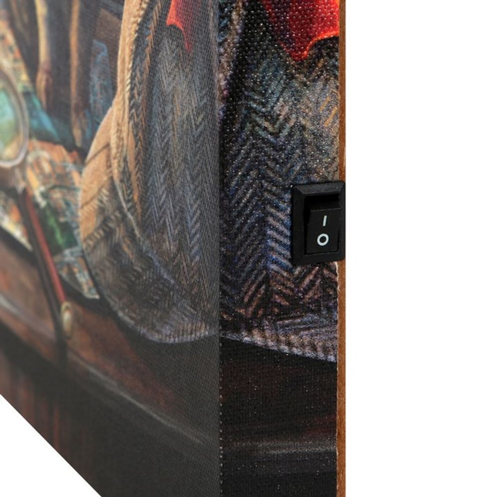 Purrlock Holmes Light Up Canvas Plaque by Lisa Parker: 4 - Wall Art By Gift Moments