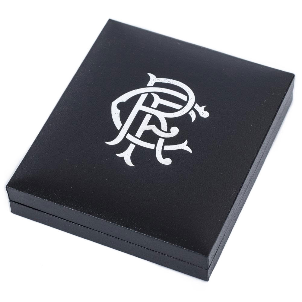 Rangers FC 18ct Gold Plated on Silver Pendant & Chain - Shop Necklaces At Gift Moments - 4