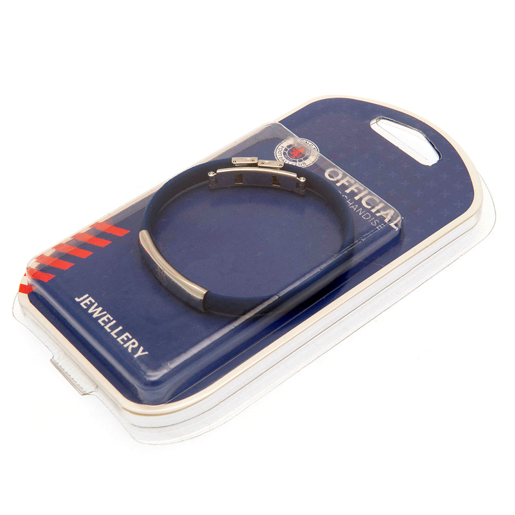 Rangers FC Colour Silicone Bracelet - Shop Jewellery At Gift Moments - 1