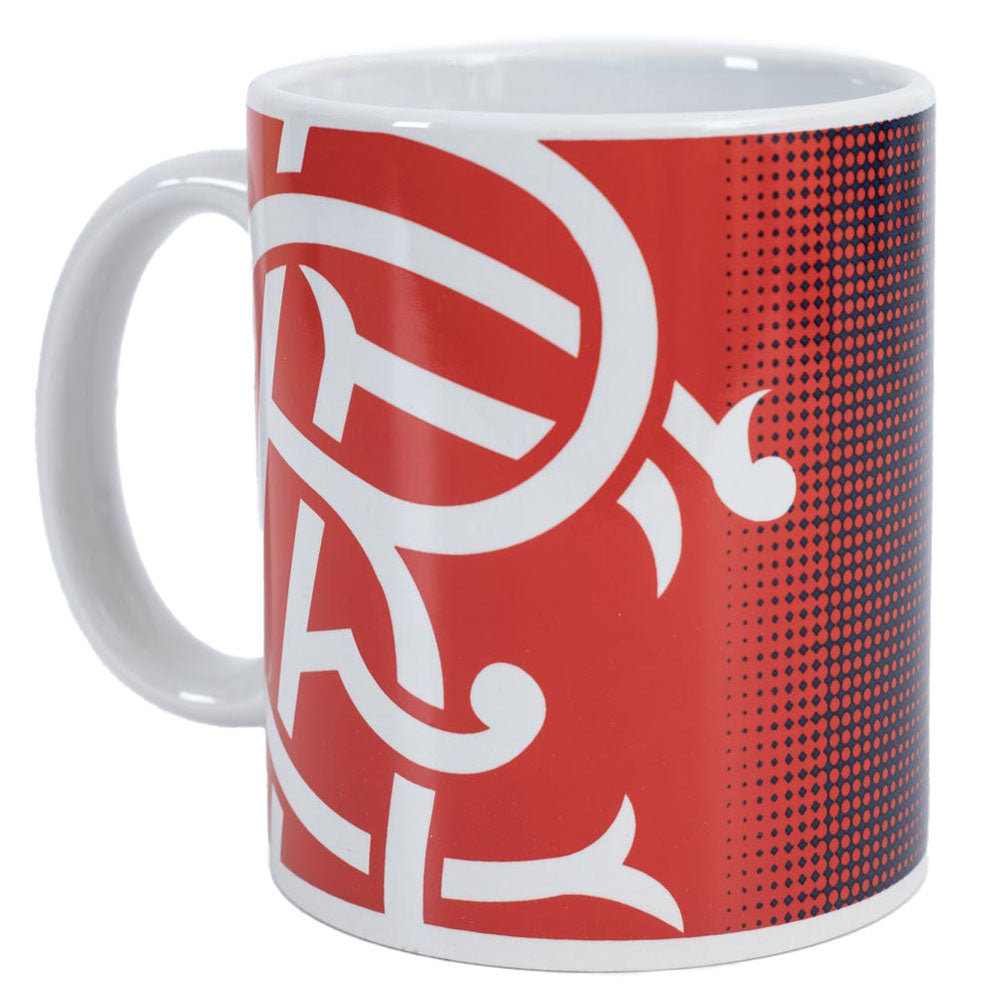 Rangers FC Halftone Mug - Shop Mugs At Gift Moments - 1