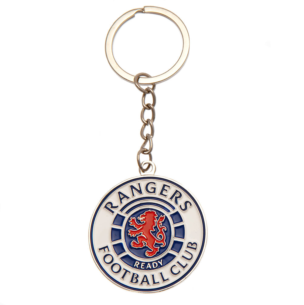 Rangers FC Ready Crest Keyring - Shop Keyrings At Gift Moments - 1