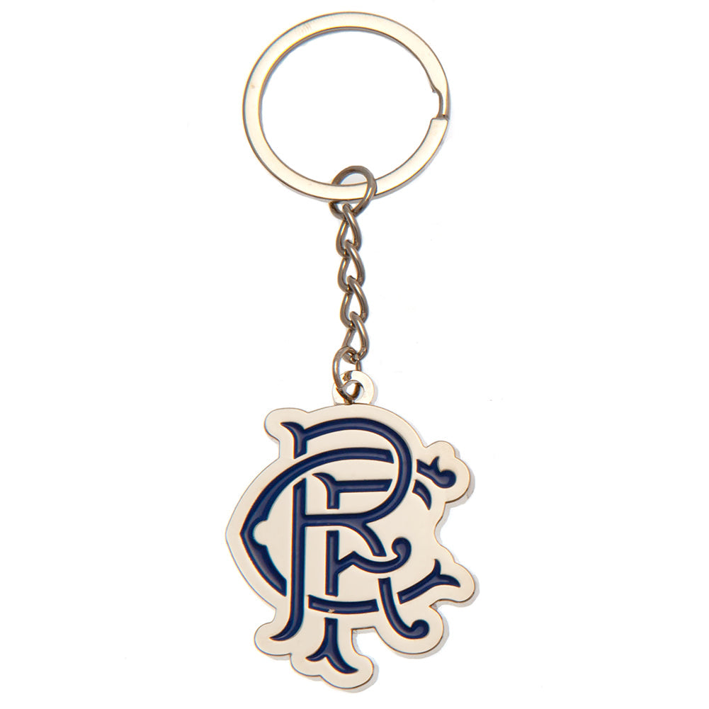 Rangers FC Scroll Crest Keyring - Shop Keyrings At Gift Moments - 1