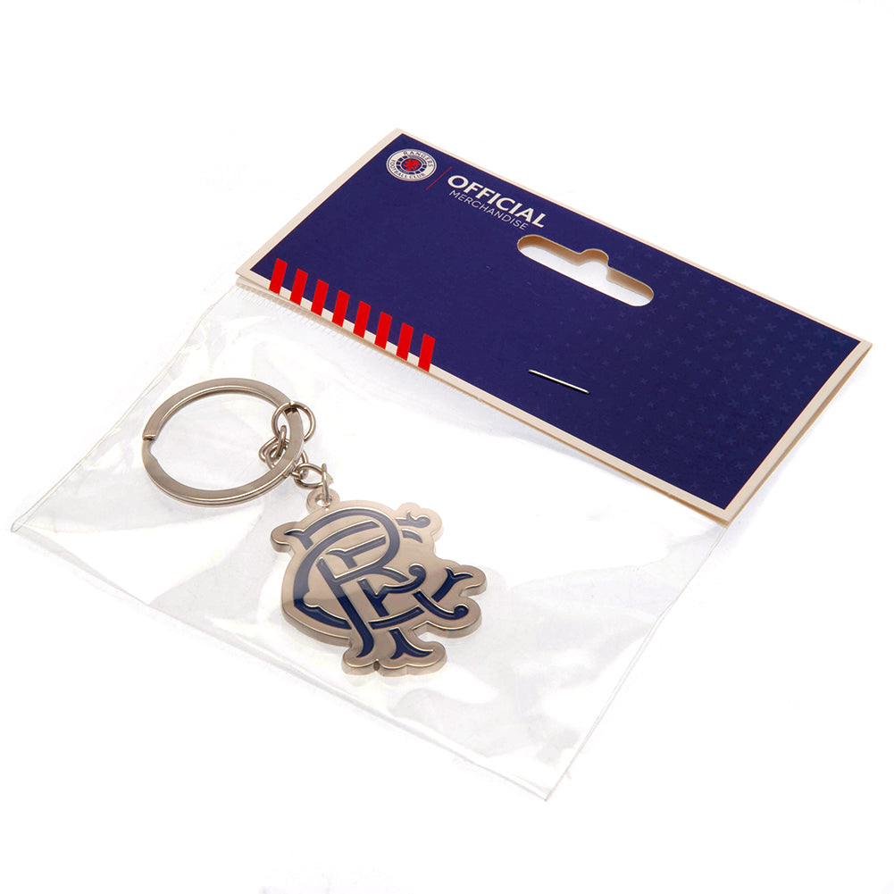 Rangers FC Scroll Crest Keyring - Shop Keyrings At Gift Moments - 3