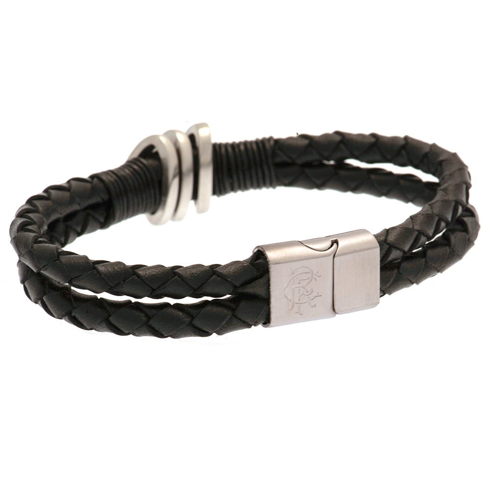 Rangers FC Leather Bracelet - Shop Jewellery At Gift Moments - 1