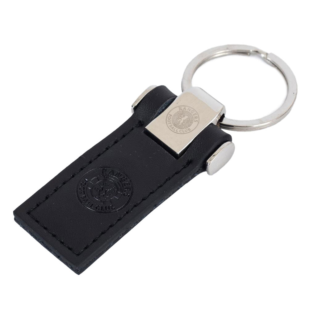 Rangers FC Leather Key Fob - Shop Keyrings At Gift Moments - 3