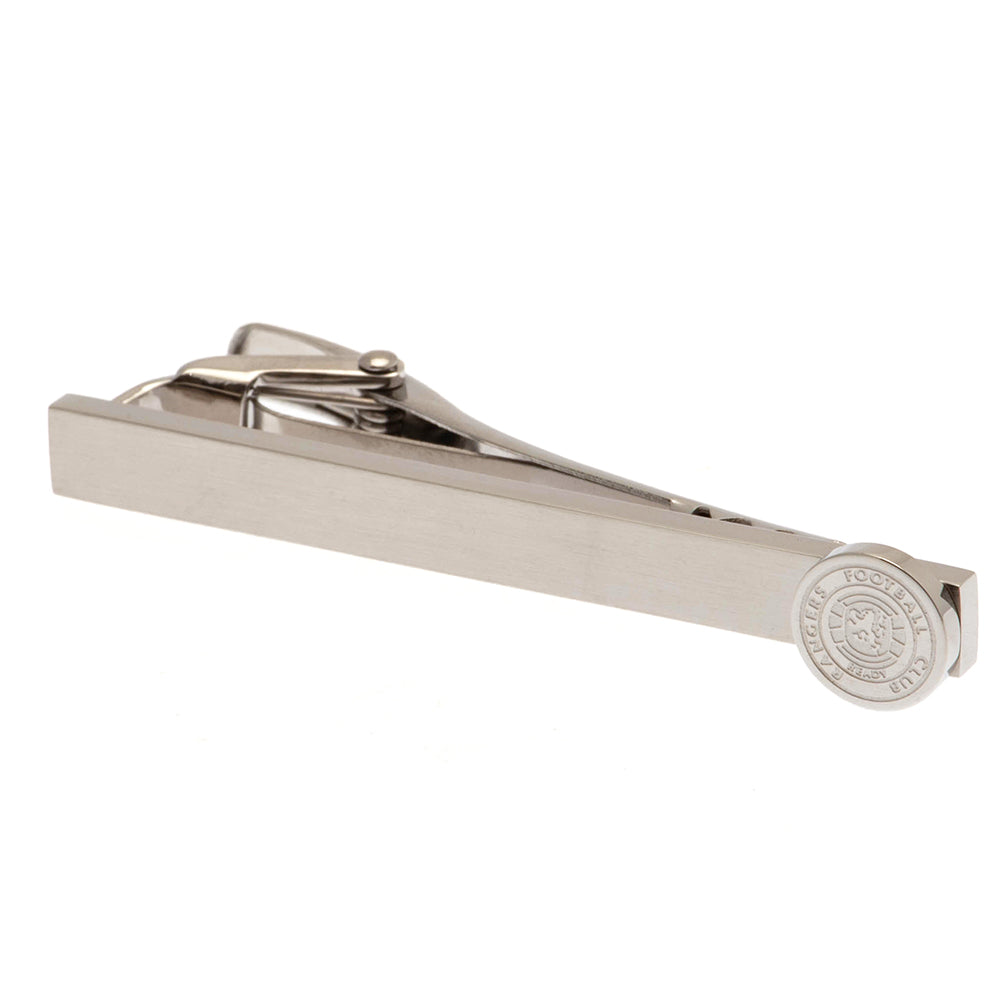 Rangers FC Stainless Steel Ready Crest Tie Slide - Shop Cufflinks & Tie Slides At Gift Moments - 2