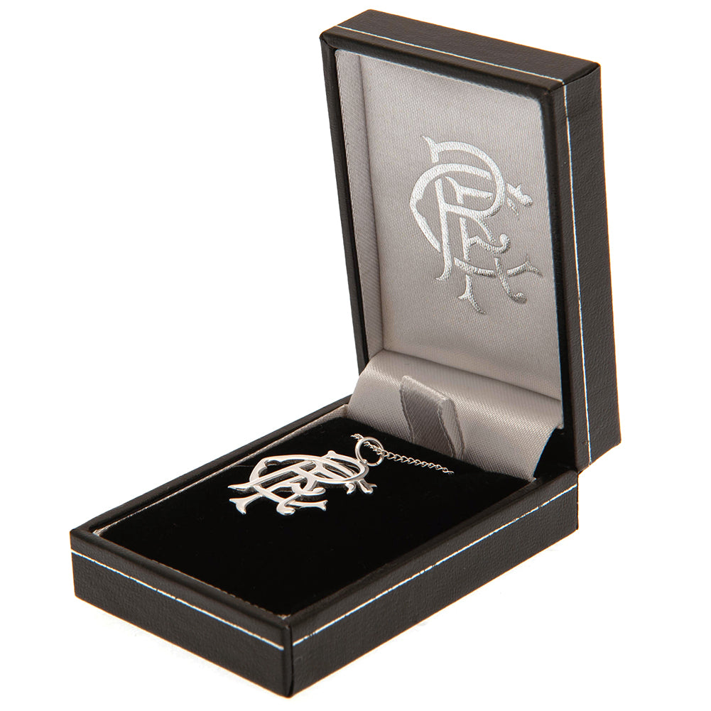 Rangers FC Sterling Silver Pendant & Chain Large: 1 - Jewellery By Rangers