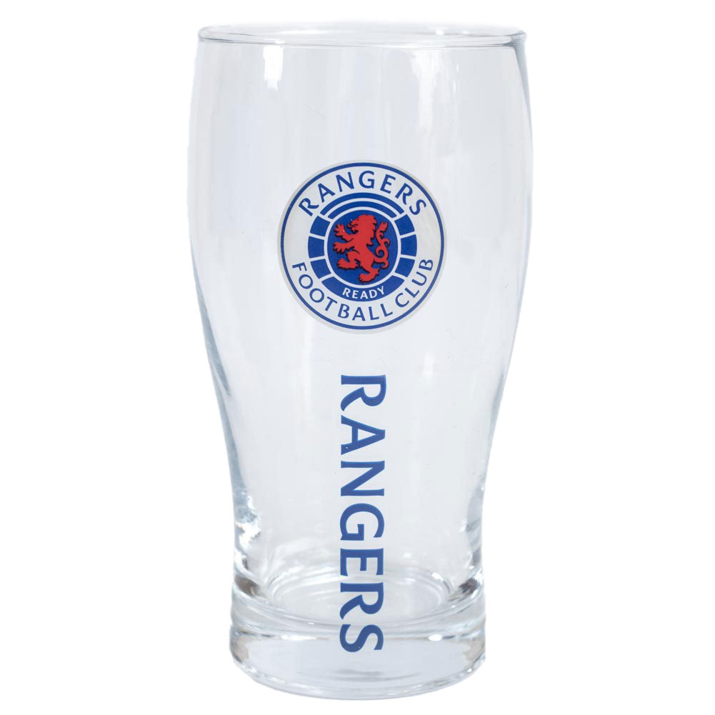 Rangers FC Tulip Pint Glass - Shop Beer Glasses At Gift Moments - 1