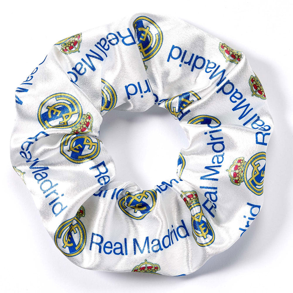Real Madrid CF Crest Hair Scrunchie - Shop Accessories At Gift Moments - 1