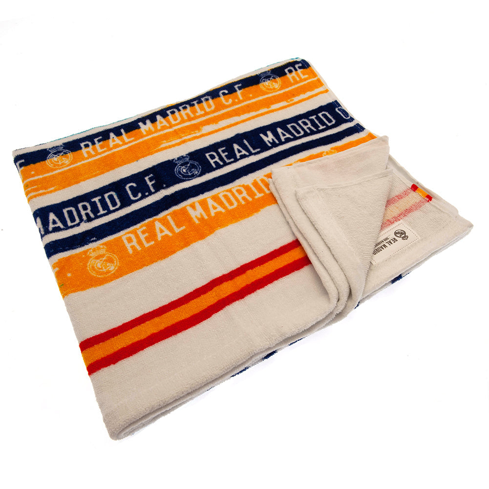 Real Madrid CF White Towel - Shop Towels At Gift Moments - 2