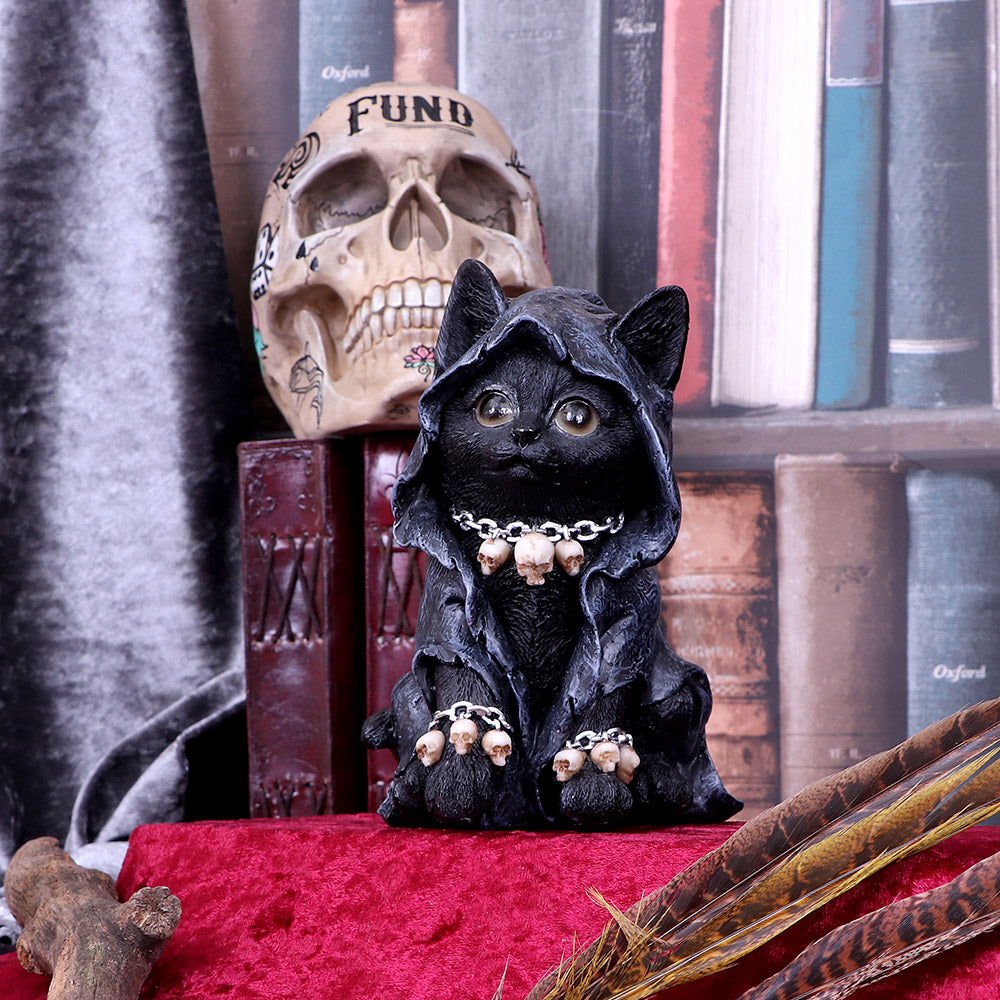 Reapers Feline Cloaked Grim Reaper Cat Figurine: 1 - Figures & Collectables By Gift Moments