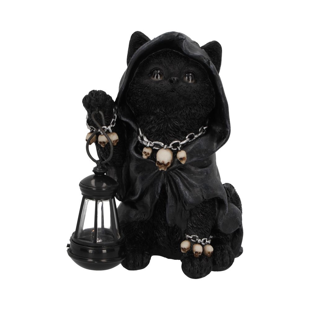 Reapers Feline Lantern Grim Reaper Cat Figurine 18.5cm: 2 - Figures & Collectables By Gift Moments
