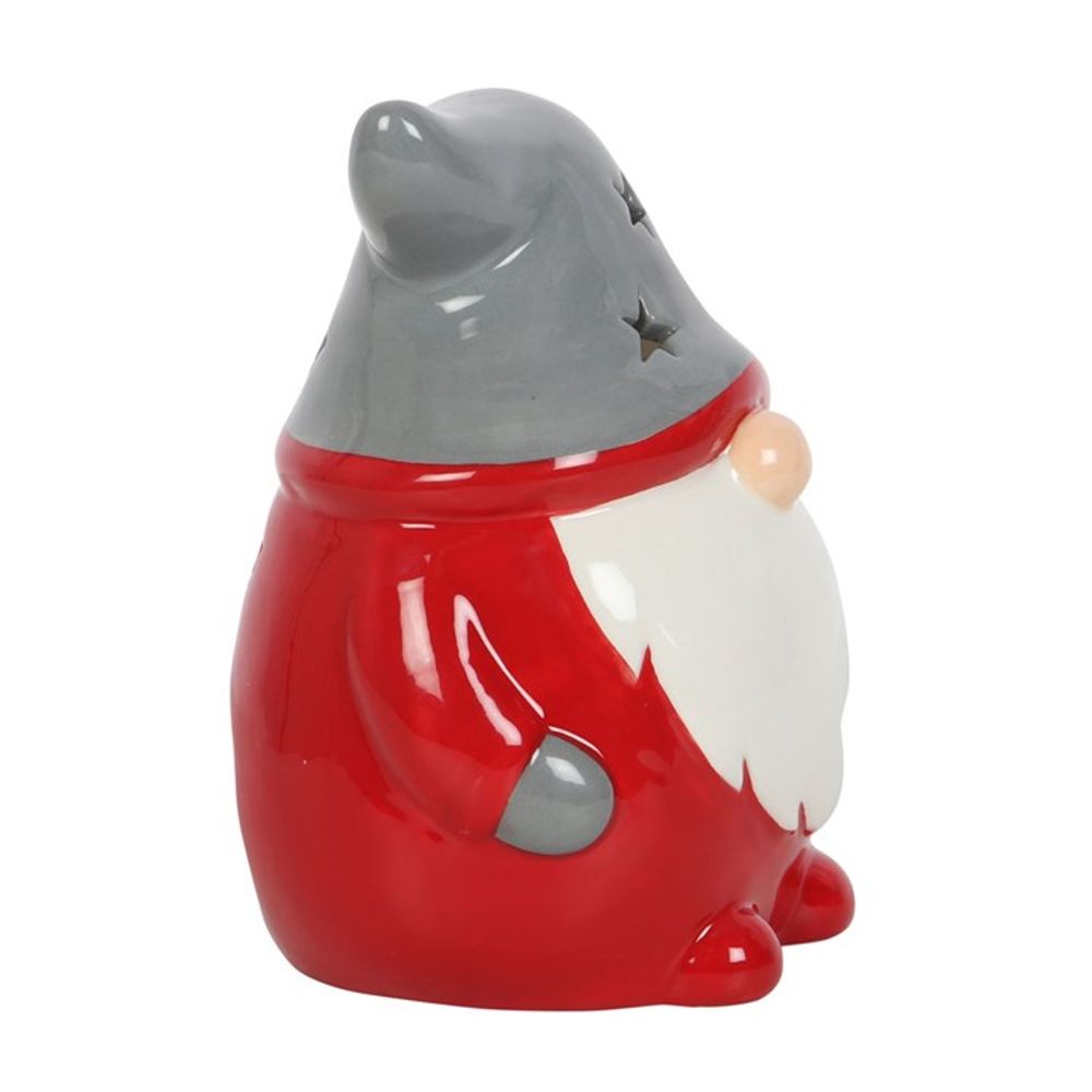 Red and Grey Gonk Tealight Holder: 3 - Candle Holders By Gift Moments