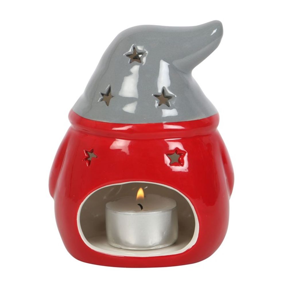 Red and Grey Gonk Tealight Holder: 4 - Candle Holders By Gift Moments