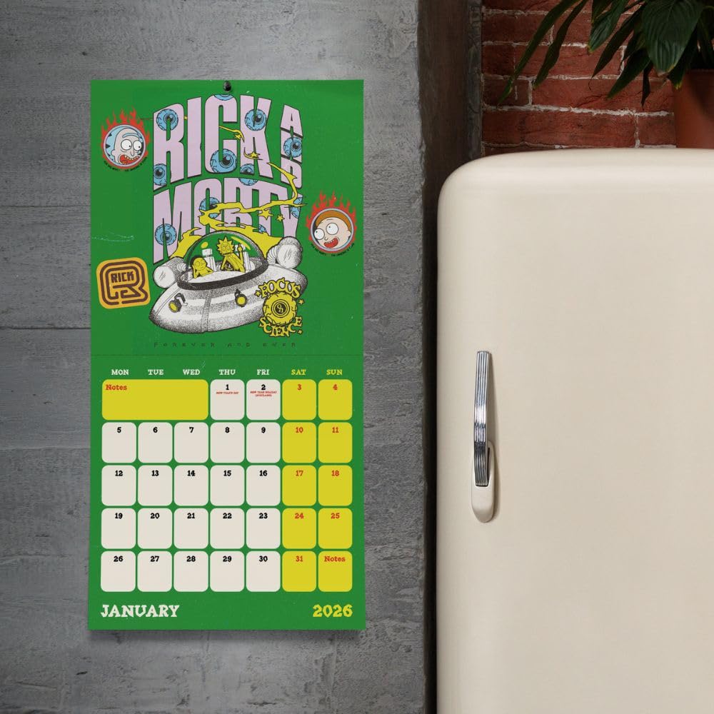 Rick And Morty Square Calendar 2026: 3 - Calendars By Rick And Morty