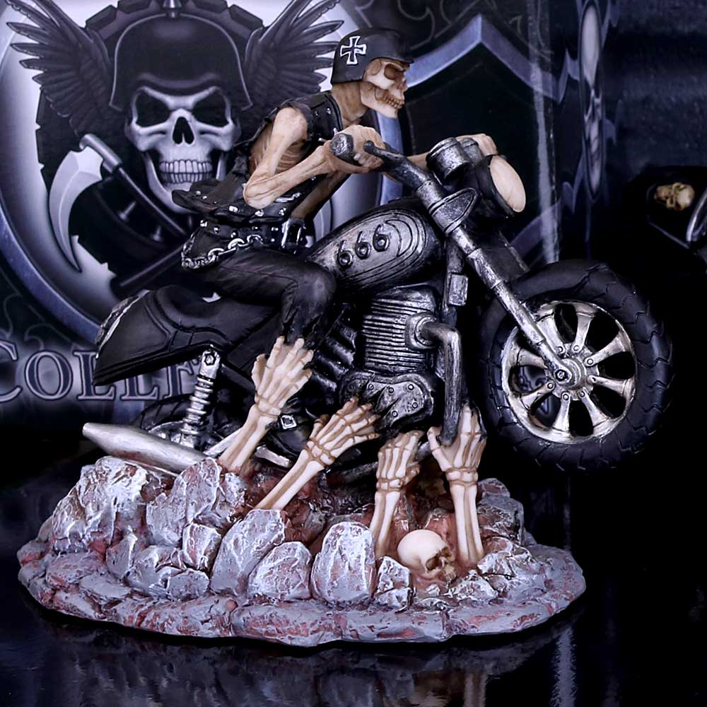 Ride Out Of Hell Biker Figurine by James Ryman: 1 - Figurines Medium (15-29cm) By James Ryman