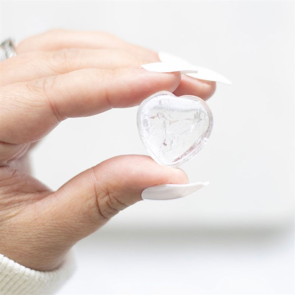 You Rock Clear Quartz Crystal Heart in a Bag: 5 - By Gift Moments