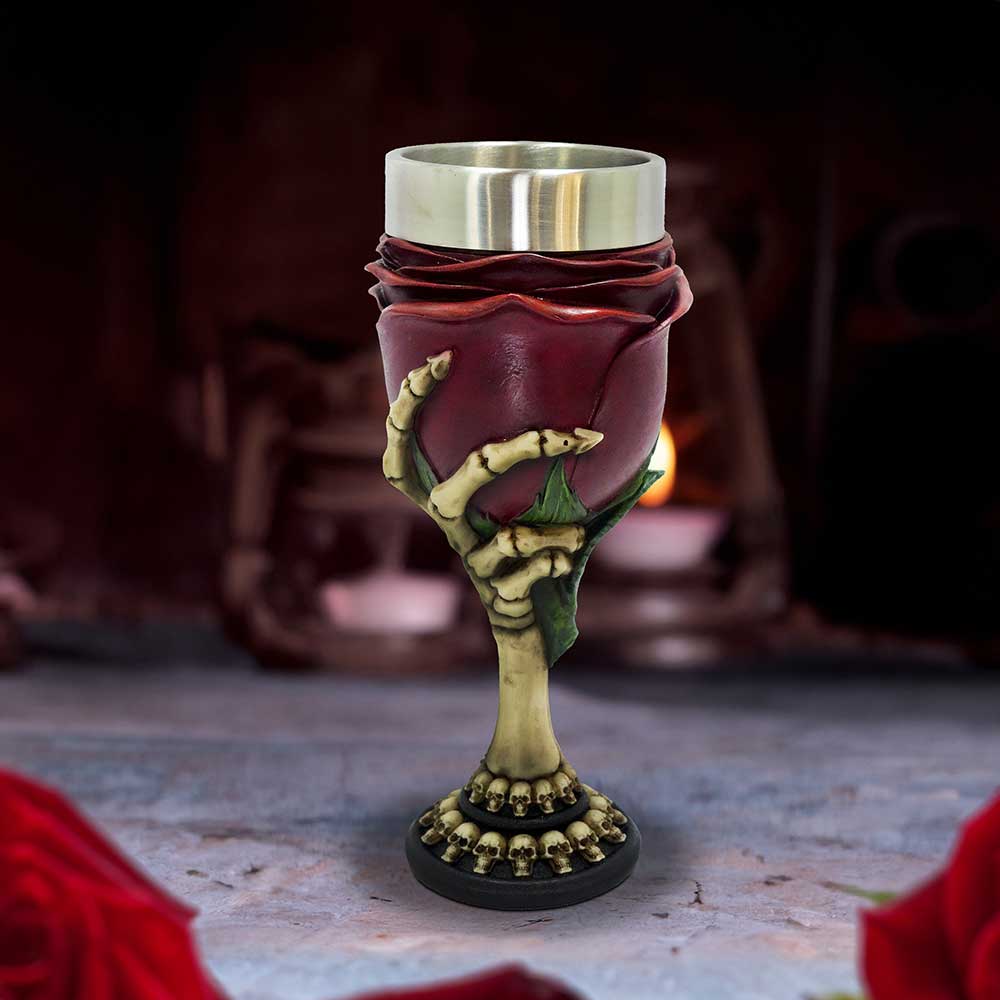 Rose to the Occasion Goblet 20cm - Shop Goblets & Chalices At Gift Moments - 1