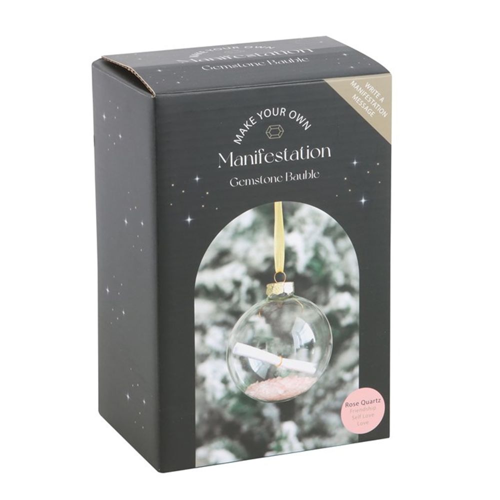 Rose Quartz Manifestation Bauble Kit: 5 - By Gift Moments