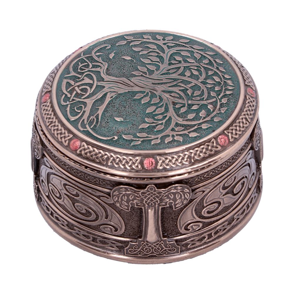 Round Tree of Life Celtic Trinket Box: 3 - Boxes By Gift Moments