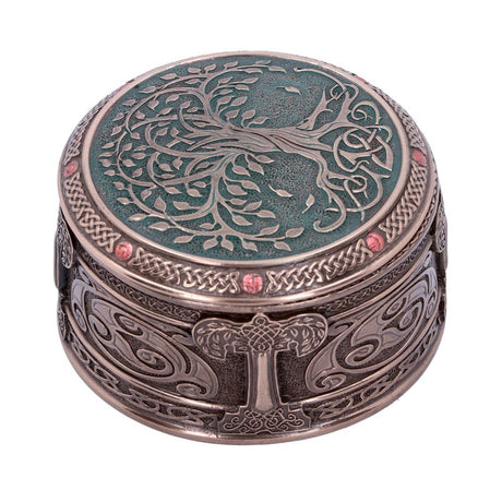Round Tree of Life Celtic Trinket Box: 5 - Boxes By Gift Moments