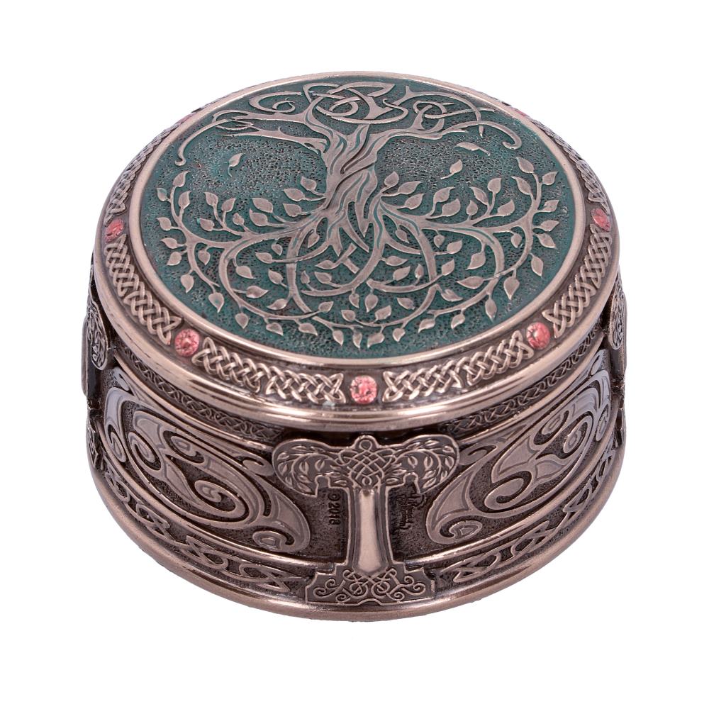 Round Tree of Life Celtic Trinket Box: 4 - Boxes By Gift Moments