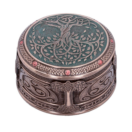 Round Tree of Life Celtic Trinket Box: 4 - Boxes By Gift Moments