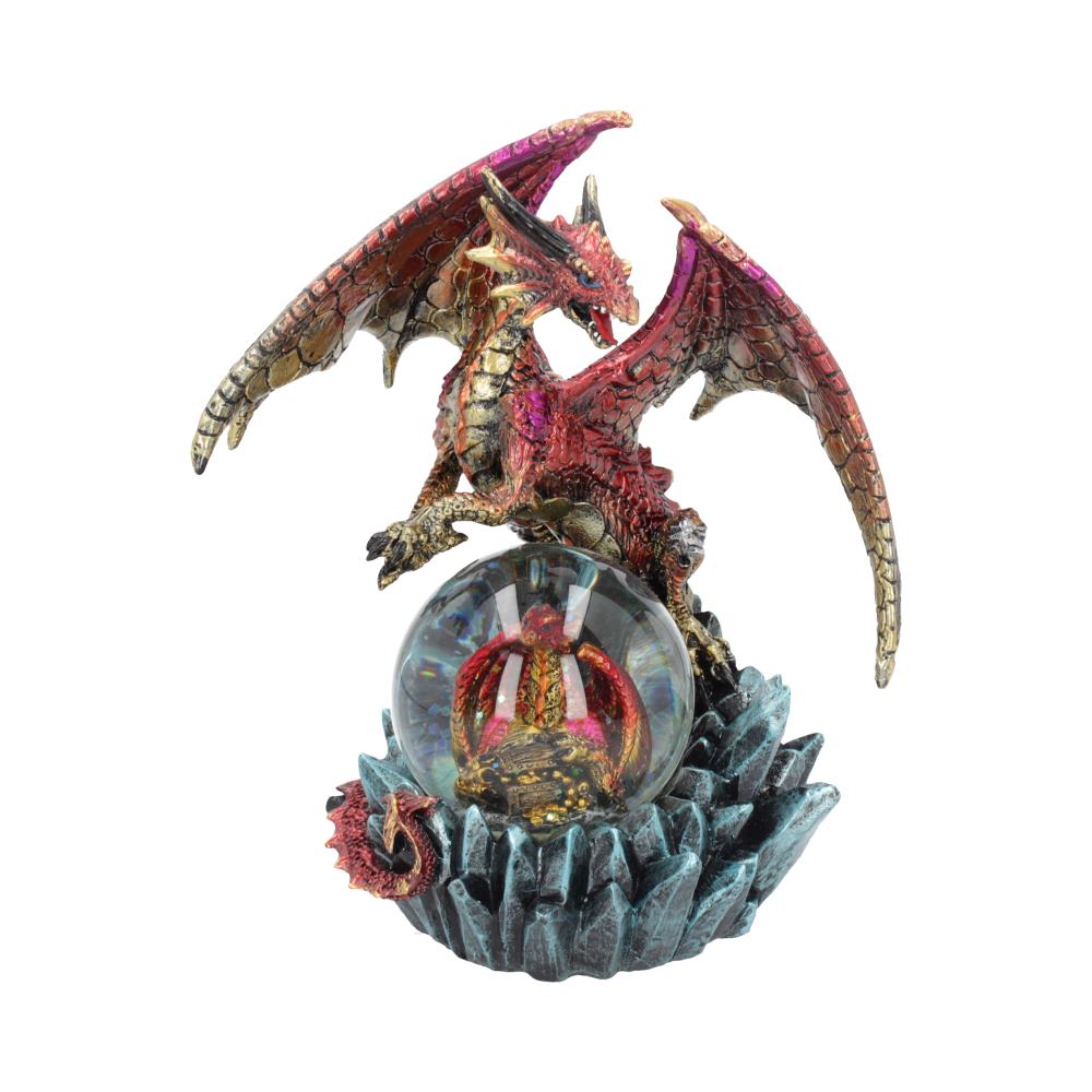 Ruby Oracle Red Dragon Fortune Seer Figurine 18.5cm: 2 - Snow Globes By Gift Moments