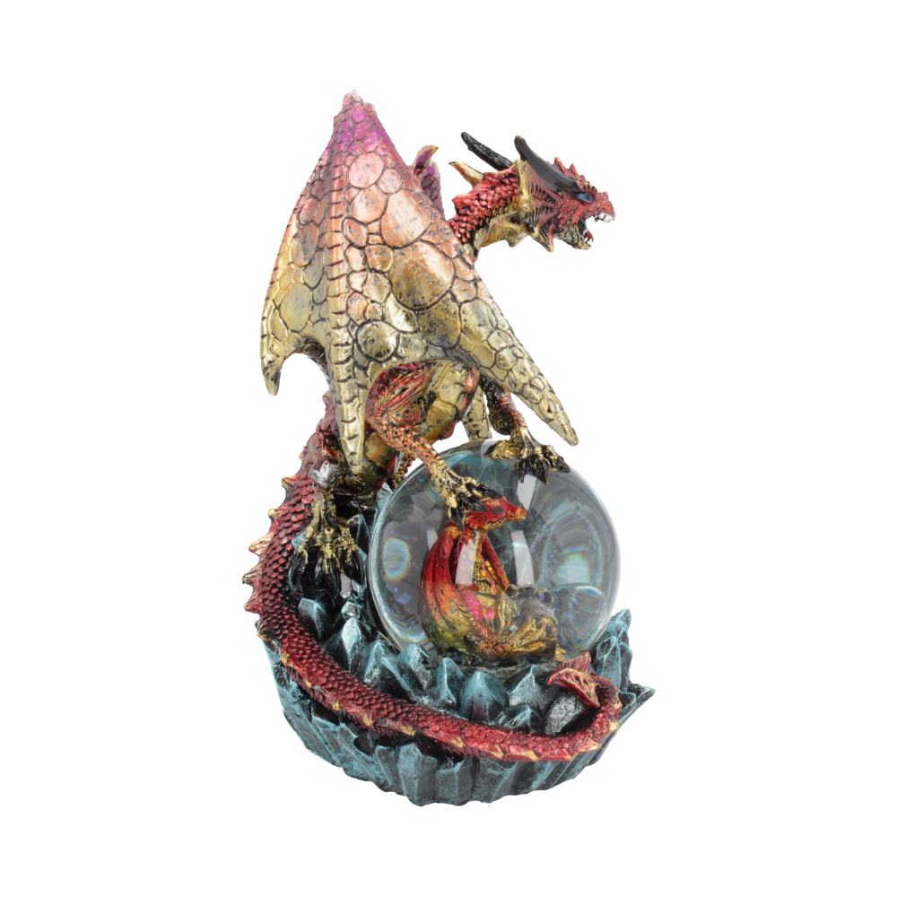 Ruby Oracle Red Dragon Fortune Seer Figurine 18.5cm: 5 - Snow Globes By Gift Moments